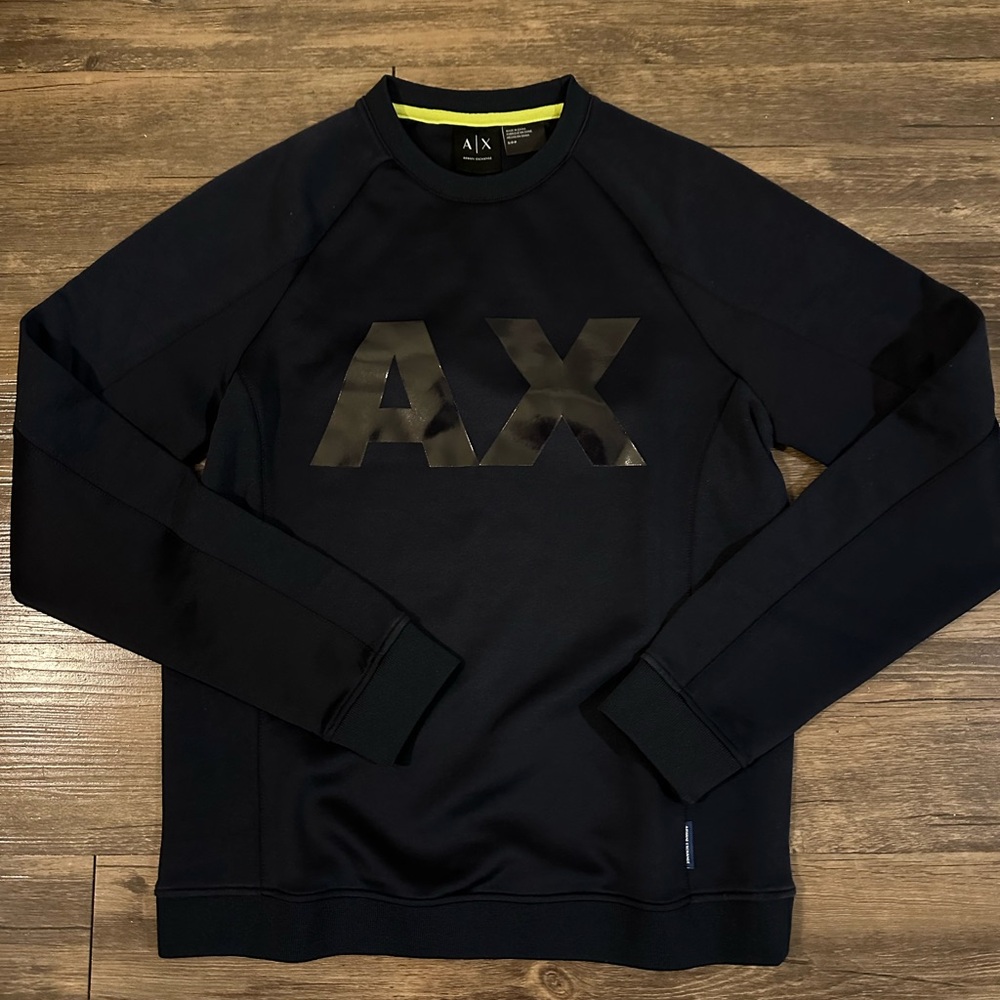 Armani Exchange Black Men’s Crewneck Sweatshirt Size Small - barely used
